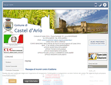 Tablet Screenshot of comune.casteldario.mn.it